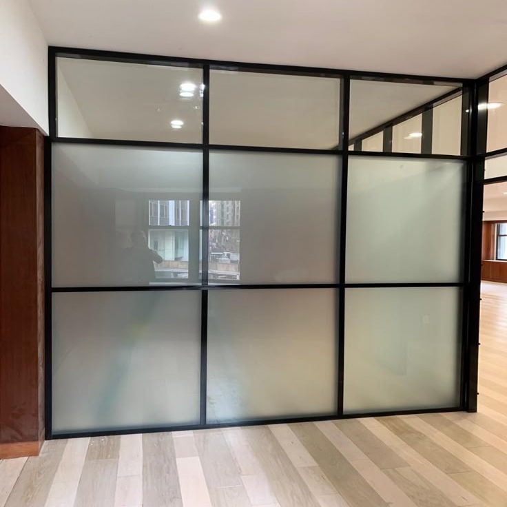 Framed Glass Partition