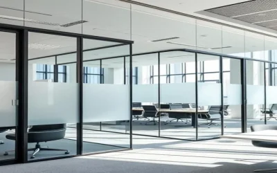 office partitions for aluminium with glass