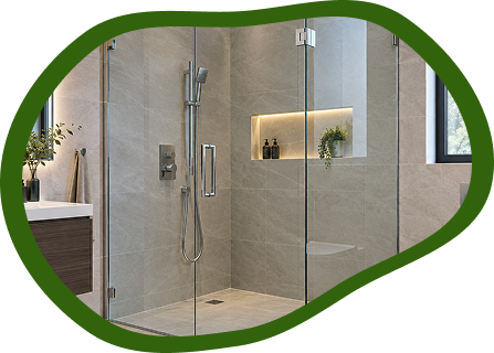 Shower Glass Partition Dubai